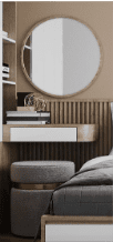 phòng ngủ phong cách Japandi