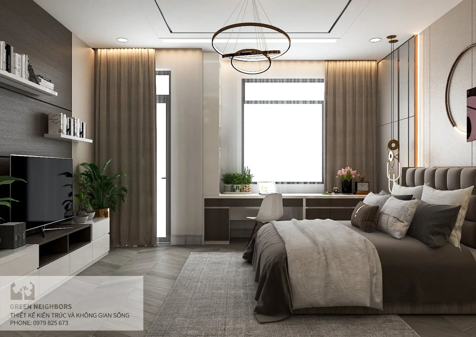 nội thất phòng ngủ hiện đại