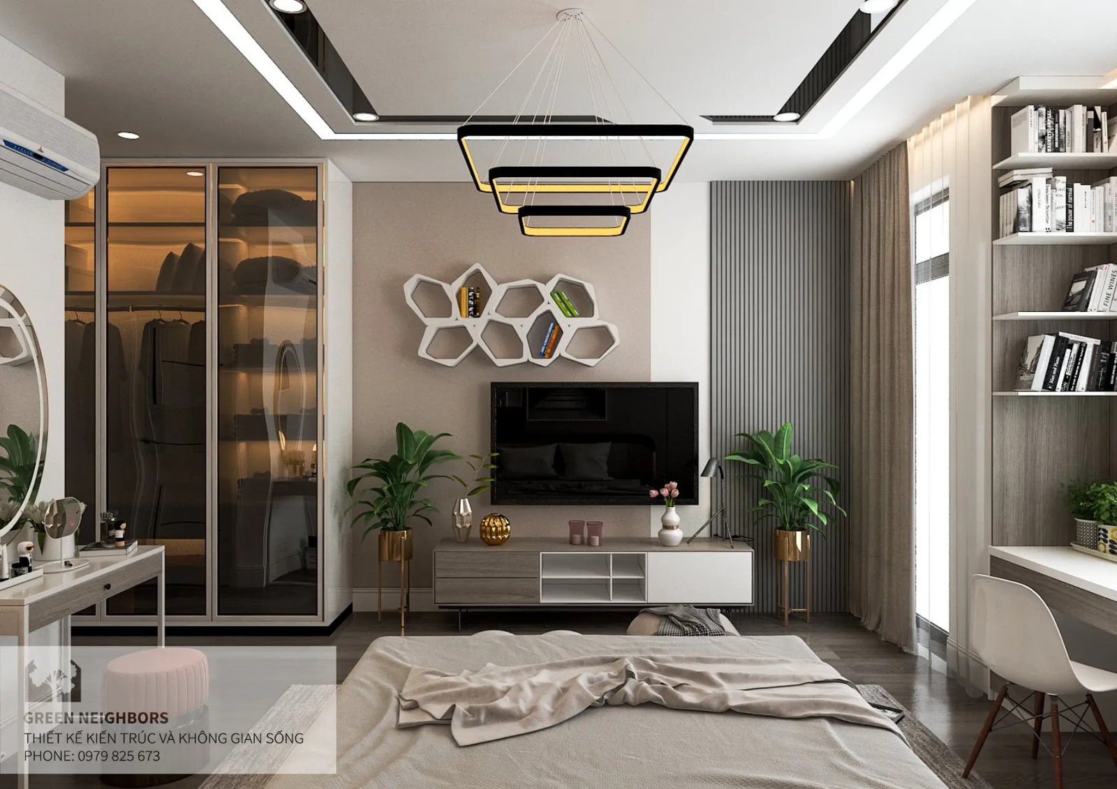 thiết kế nội thất phòng ngủ
