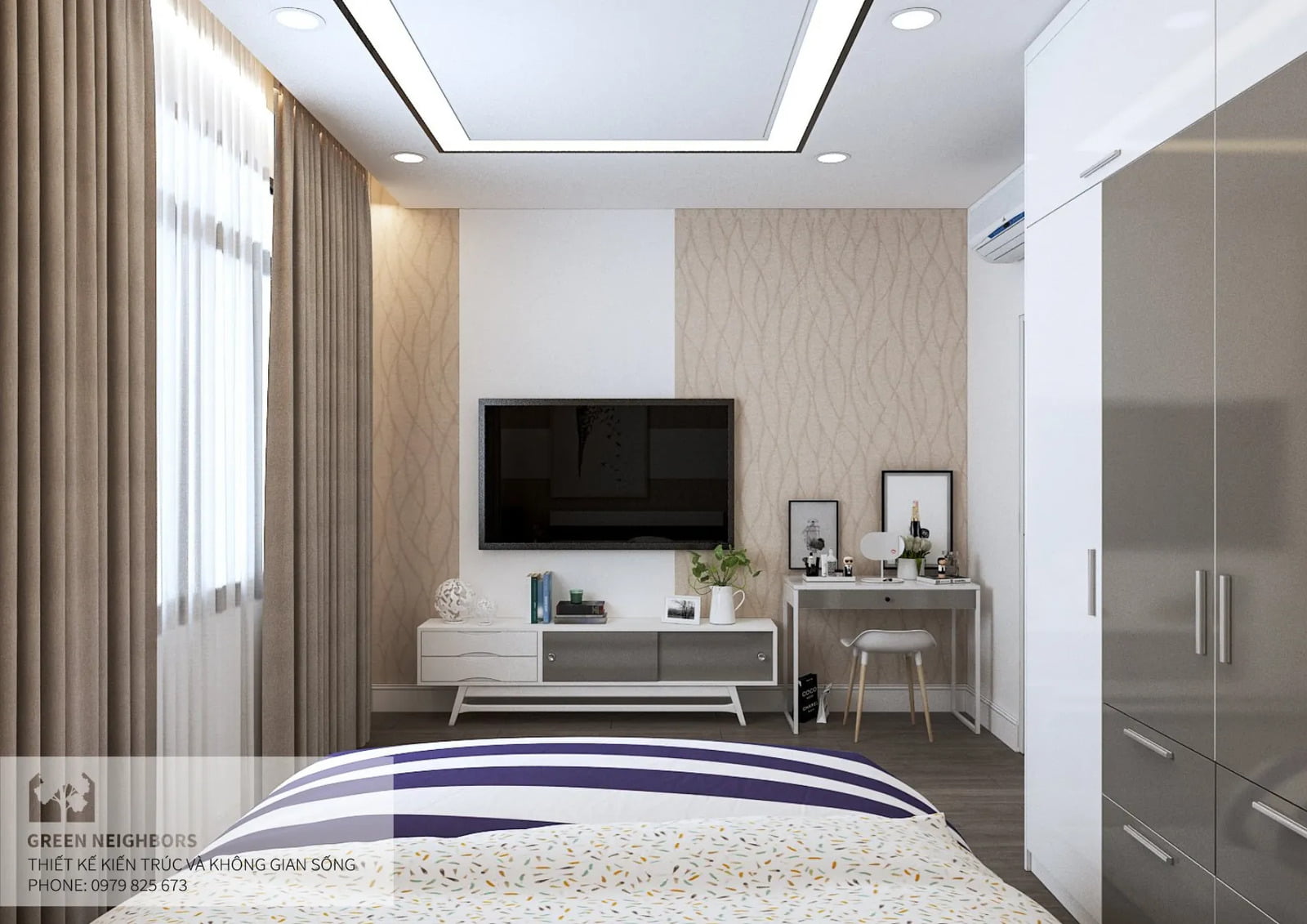 nội thất phòng khách nhà ống