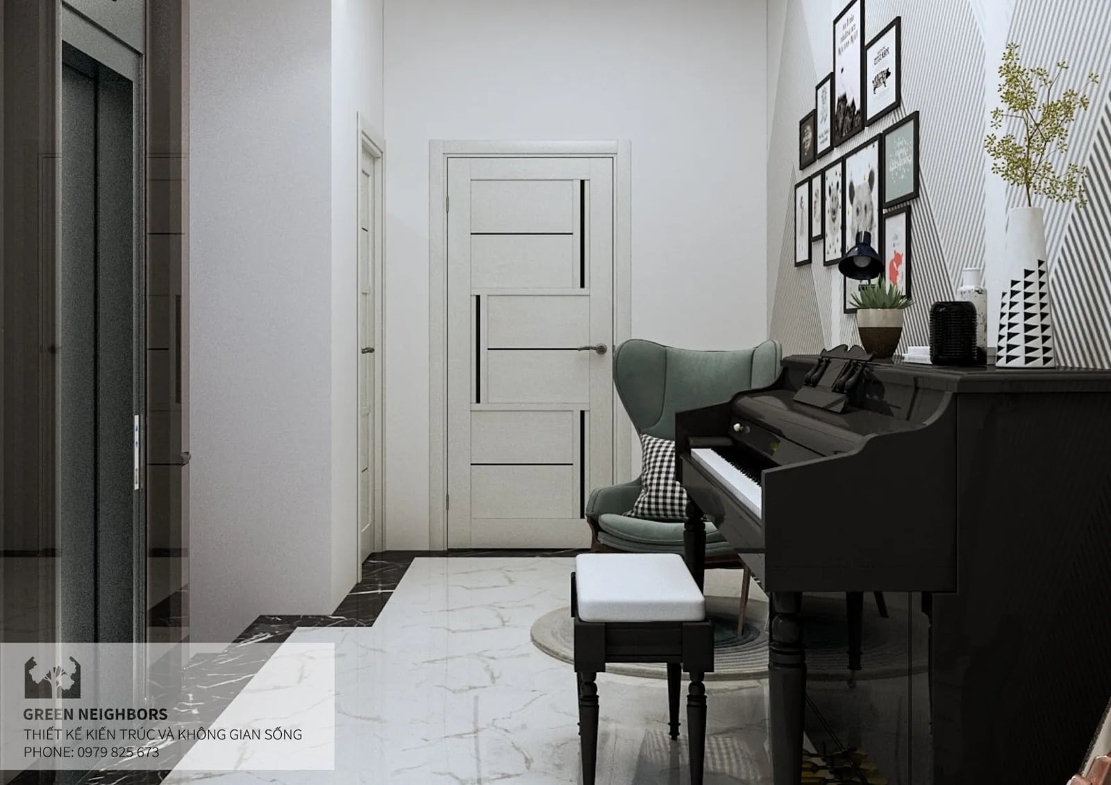 thiết kế nội thất nhà phố