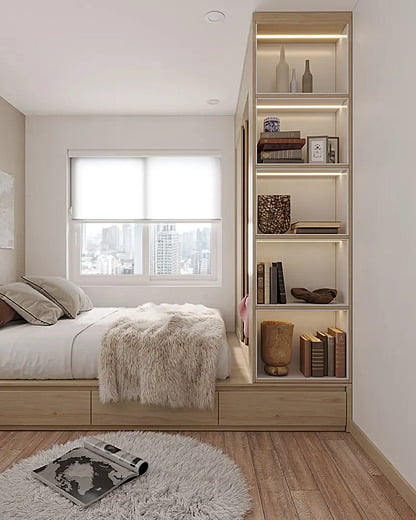 phòng ngủ tối giản kiểu nhật
