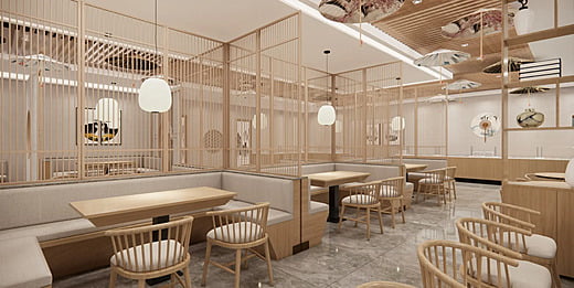 thiết kế nội thất nhà hàng